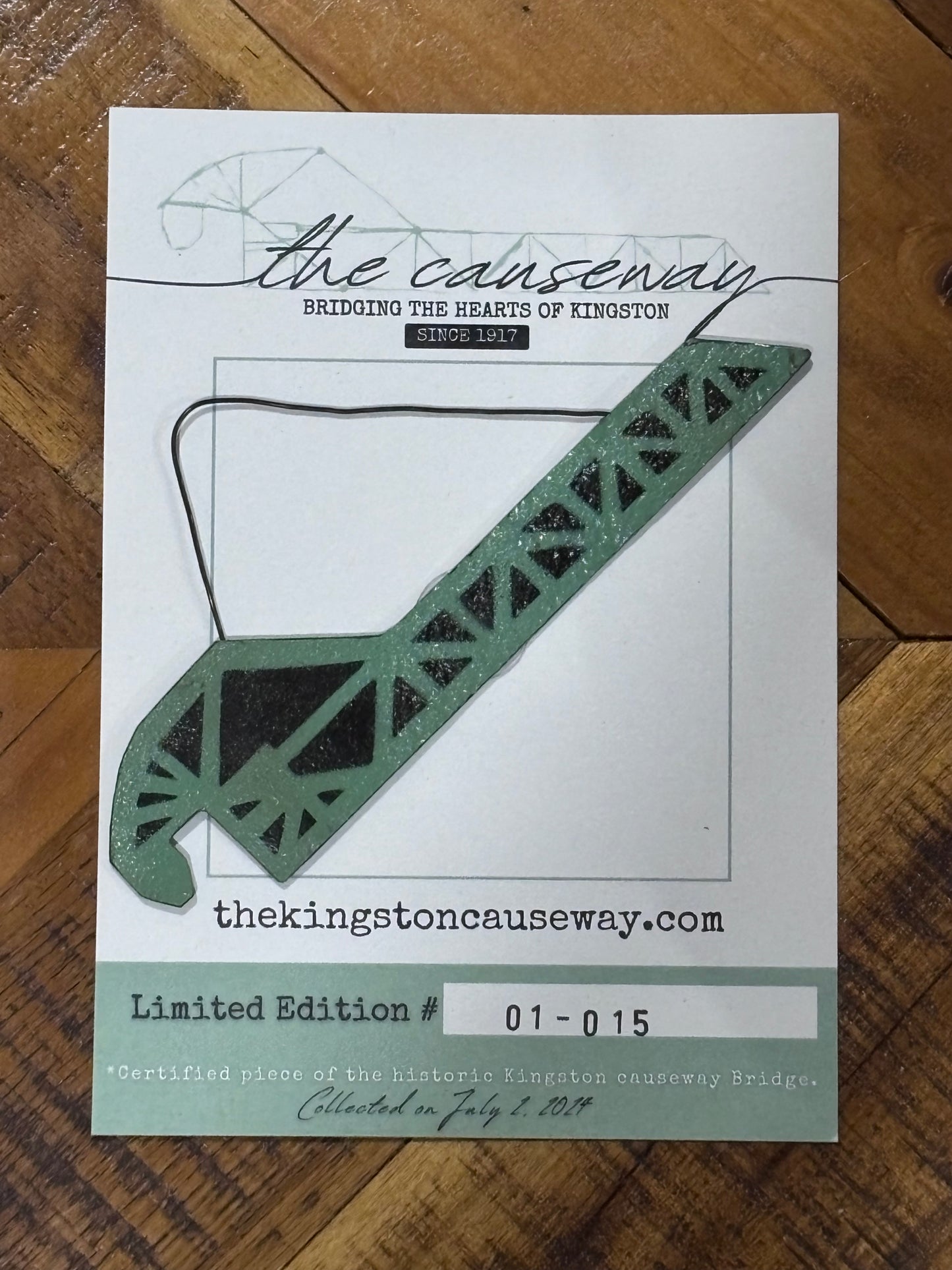 "The Green Bridge" Ornament